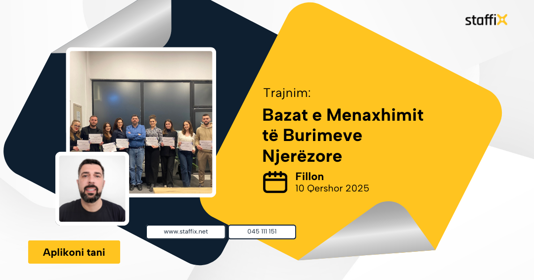 Trajnim për Bazat e Menaxhimit të Burimeve Njerëzore